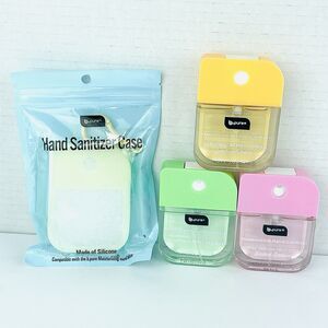 B-Pure 3 Hand Sanitizers & Glitter Case Limited Edition Scents Brand New (Set H)
